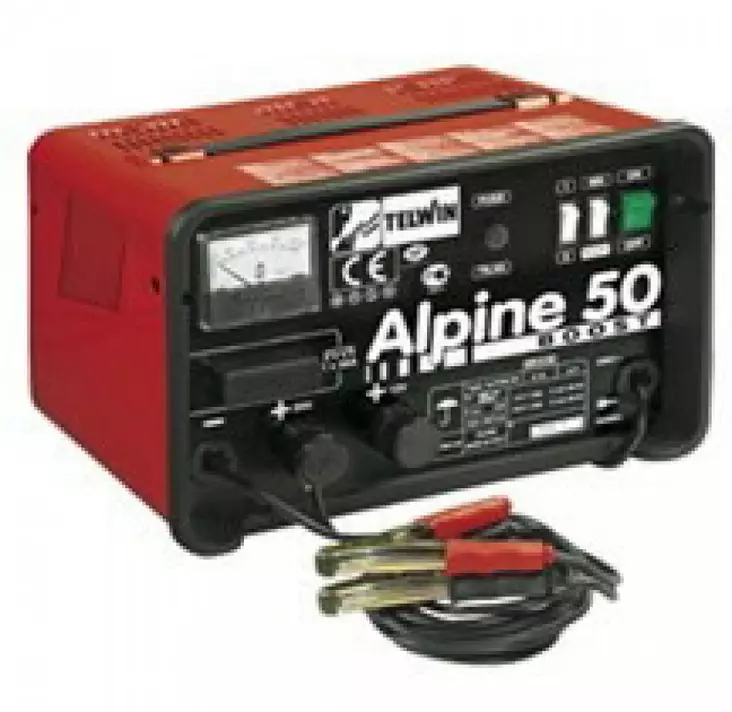 Battery charger with amperemeter alpine 50 boost 12-24v, telwin - Akku- ja ylläpitolaturit - 503-807548TELW - 1