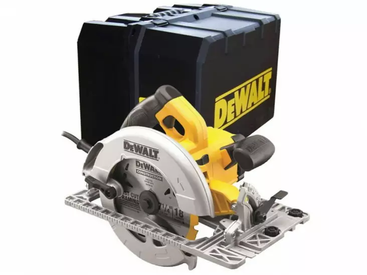 Circular saw dwe576k, 1600w, 190mm, suitable for guiderail, dewalt - Pyörösahat - 503-DWE576KDW - 1