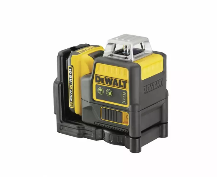 Cross line laser dce0811d1g, 2 green lines, 360°, 2 ah, dewalt - Ristiviivalaserit - 503-DCE0811D1GDW - 1