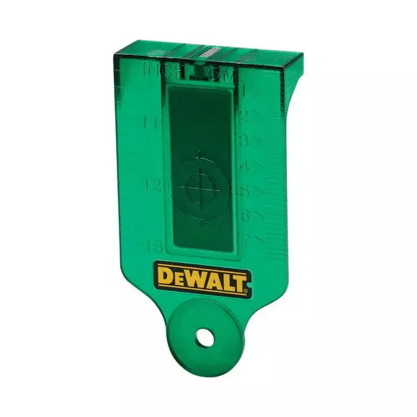 Green laser target card, dewalt - Latat ja varusteet laserlaitteille - 503-DE0730GDW - 1