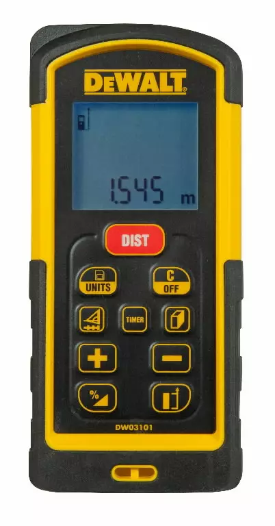 Laser distance measurer dw03101 / 100m, dewalt - Etäisyysmittarit - 503-DW03101DW - 1