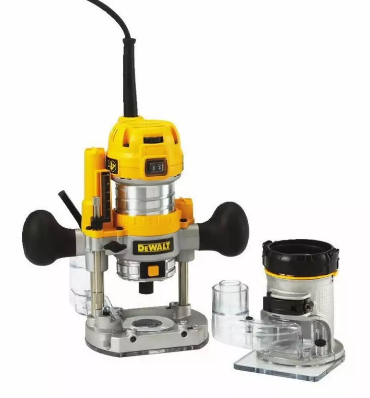 Router d26204k, 900w, 6-8mm collet, dewalt - Jyrsimet - 503-D26204KDW - 1