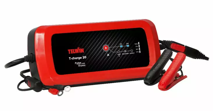 Sähköinen, vesitiivis akkulaturi t-charge 20 12/24v, telwin - Akku- ja ylläpitolaturit - 503-807594TELW - 1