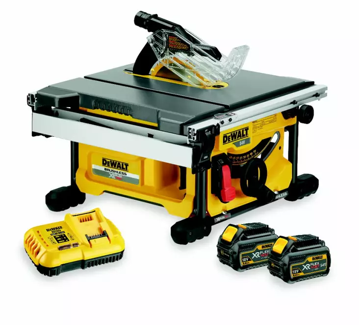 Table top saw dcs7485t2, flexvolt, 210mm, brushless, 2,0ah, dewalt - Pöytäsahat - 503-DCS7485T2DW - 1